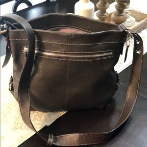 Coach Pebbled Leather Duffle Hobo